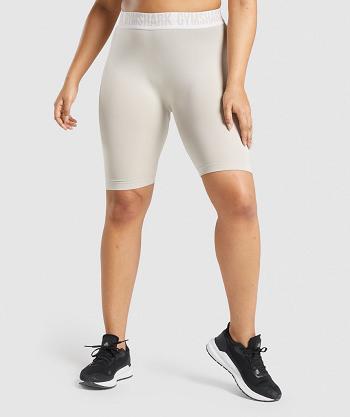 Gymshark Fit Seamless Cycling Ženske Kratke Hlače Sive | HR 3816ILH